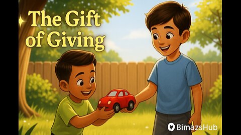 “The Red Car Gift 🚗 | Zayd’s Lesson on Giving”