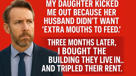 MY DAUGHTER KICKED ME OUT FOR BEING AN ‘EXTRA MOUTH’… SO I BOUGHT THEIR BUILDING AND TRIPLED RENT