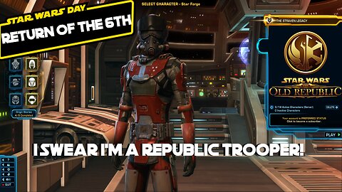 Star Wars The Old Republic! Return of the 6th!!