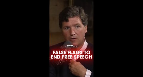 Tucker Carlson & Alex Jones Predicted False Flag Terror Attacks To Shut Down Free Speech - 4/9/25