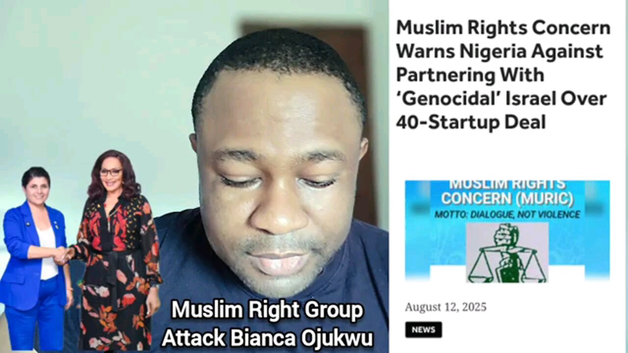 muslim right group attack biance ojukwu over meeting with israels on security okocha happy mariceli