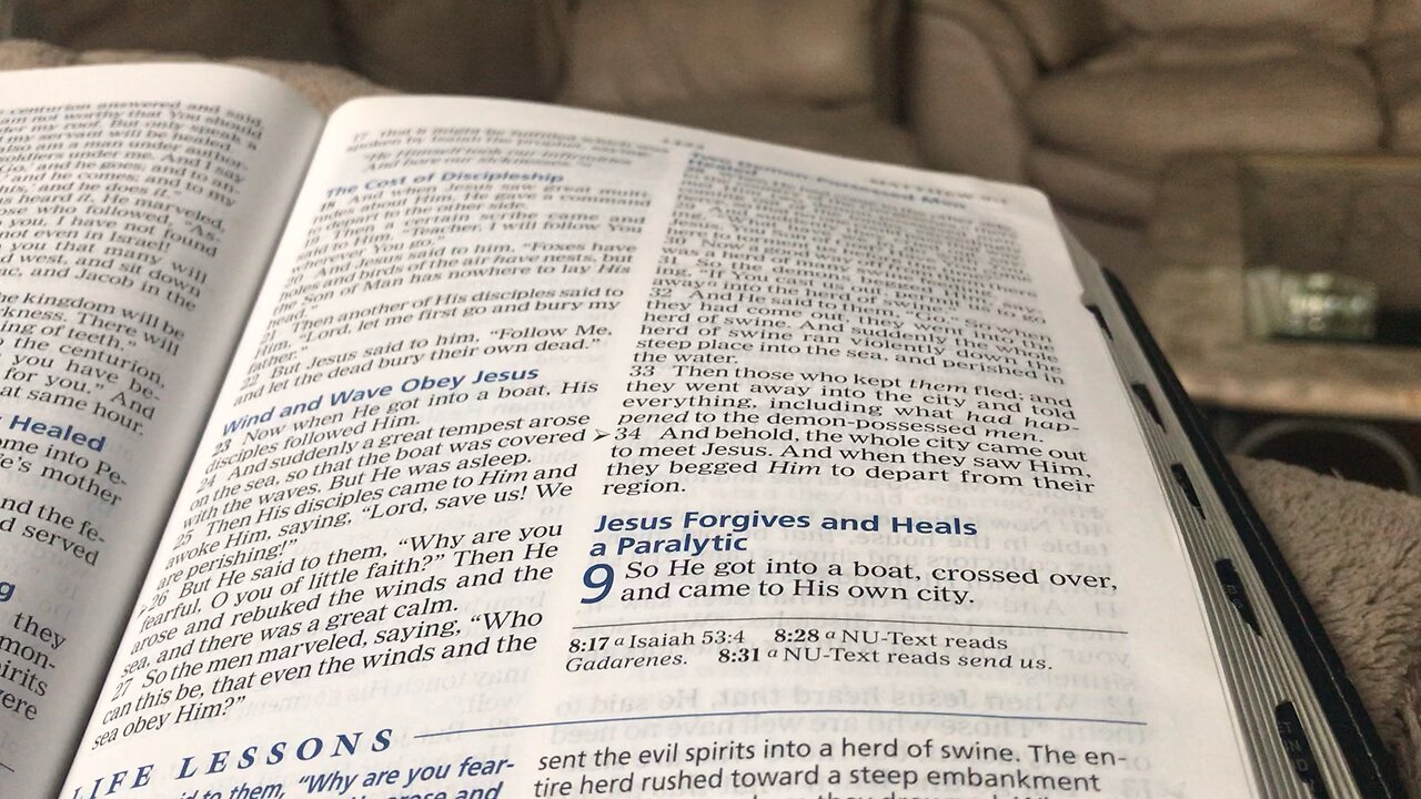 Matthew 9:1-8 and James 2:14-22