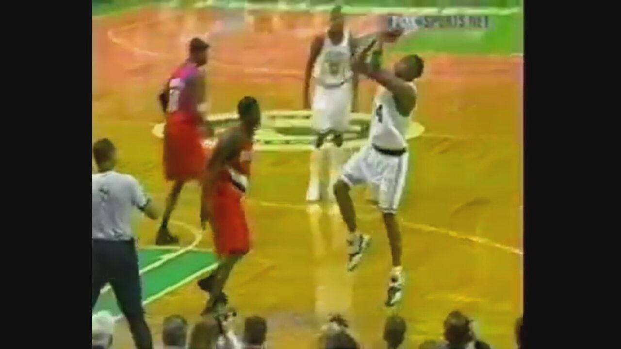 Paul Pierce 23 Points 5 Ast 4 Stl Vs. Trail Blazers, 2003-04.