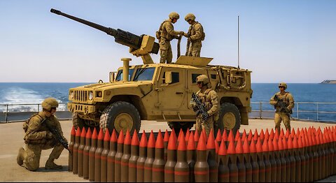 Russia Marine Test-fires the 6P49 Kord 12.7-caliber Heavy Machine Gun