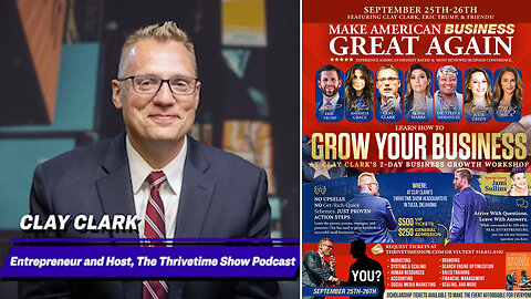 Epoch Times | Epoch Times Interview w/ Clay Clark + How Clay Clark Survive and Thrive As An American Entrepreneur + Join Eric Trump At Clay Clark's Sept. 25-26 Business Conf (46 Tix Remain) | Request Tix At 918-851-0102