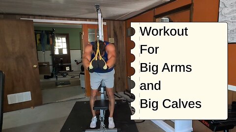 Arm and Calf Workout!