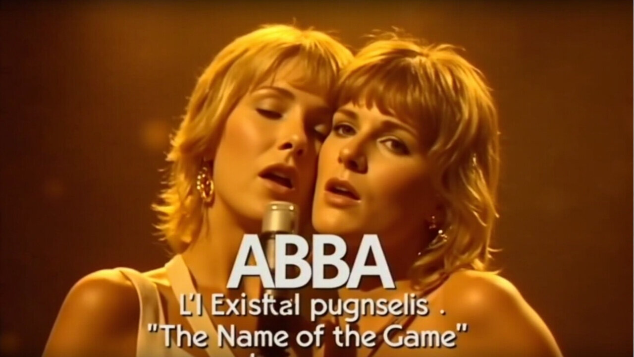 ABBA – The Name of the Game Vintage Pop Masterpiece (1977) Portrait Format