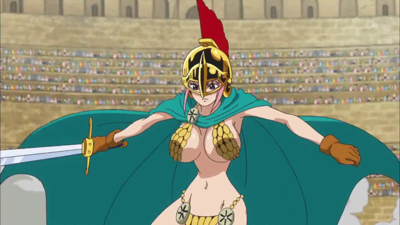 One Piece - the coliseum fight begins