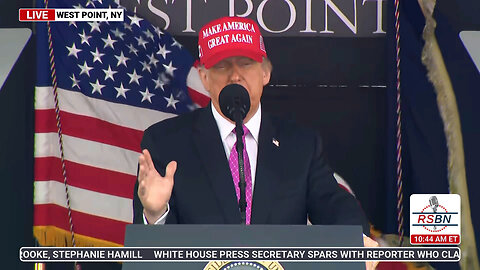 WATCH FULL: President Trump Delivers Commencement Speech to the 2025 West Point Graduates - 5/24/25