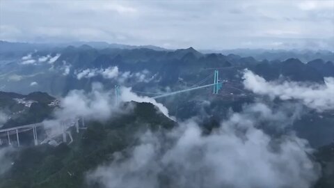 World's tallest bridge completes load test in China