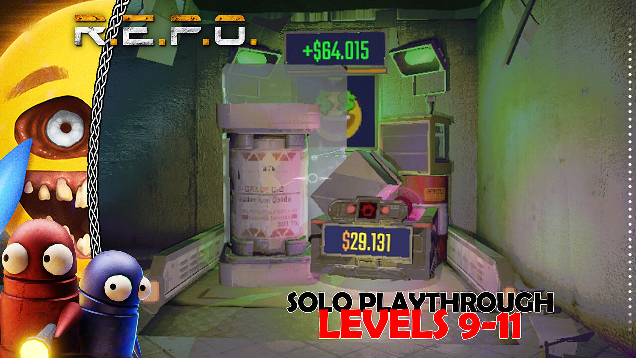 R.E.P.O | Solo Playthrough | Fun & Mayhem Lvls 9-11