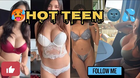 Lingerie Model 😍 | Sexy Hot Teen on Bra | Bra model | hot videos 🥵| Bikni girl 🫦💋