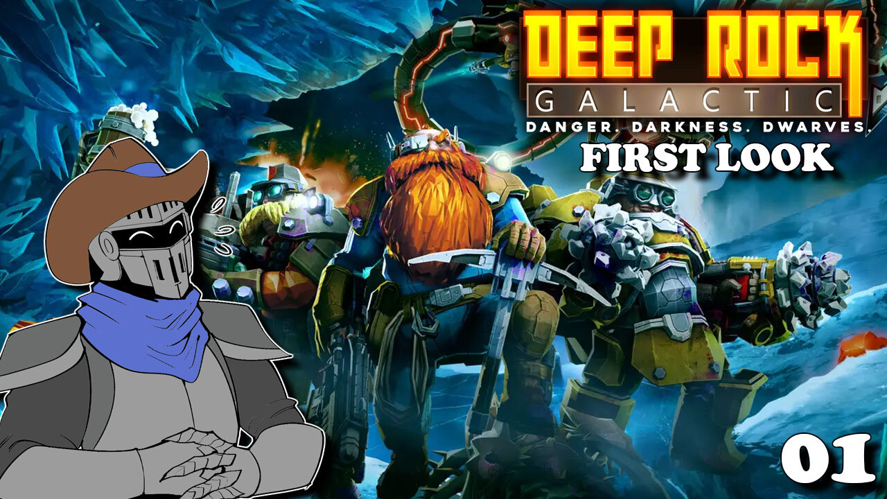 First Look at Deep Rock Galactic! I am the Dwarf Miner!
