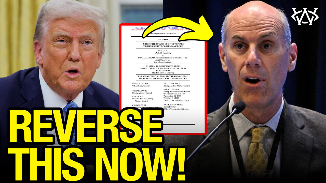 Trump's EMERGENCY APPEAL to REVERSE Obama Judge!