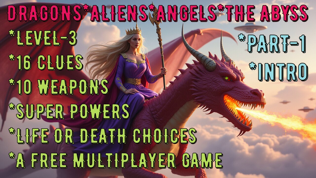 Dragons, Aliens, Angels & the Abyss Part-1: Introduction to a Free Online Game