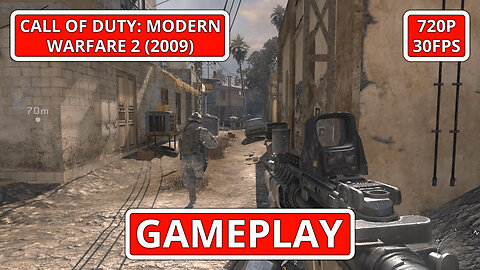 Call of Duty: Modern Warfare 2 (2009): Gameplay - (PC HD) [720p30FPS]