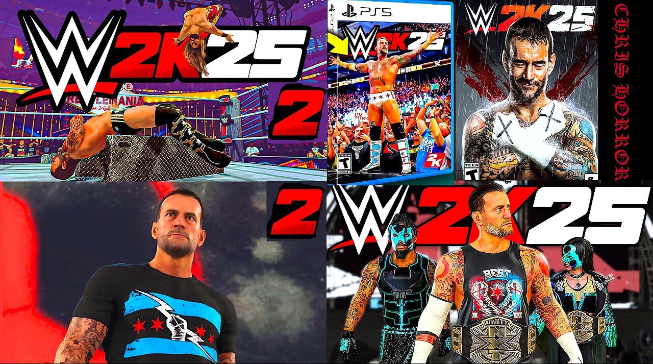 WWE 2K25 : CM PUNK Edition 2๏ธโฃโ๐ปโกโกโ๐ปโโ (PS5๐ฎ)