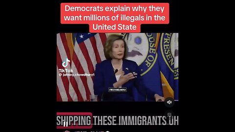 Democrats explain why they need illegals in the country!