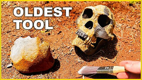 Making an Oldowan Stone Chopper with Dug North from ALONE