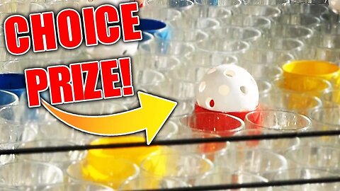 Crazy CARNIVAL GAME Trick Shot WIN!
