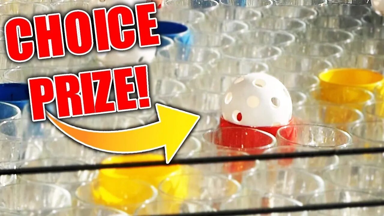 Crazy CARNIVAL GAME Trick Shot WIN!