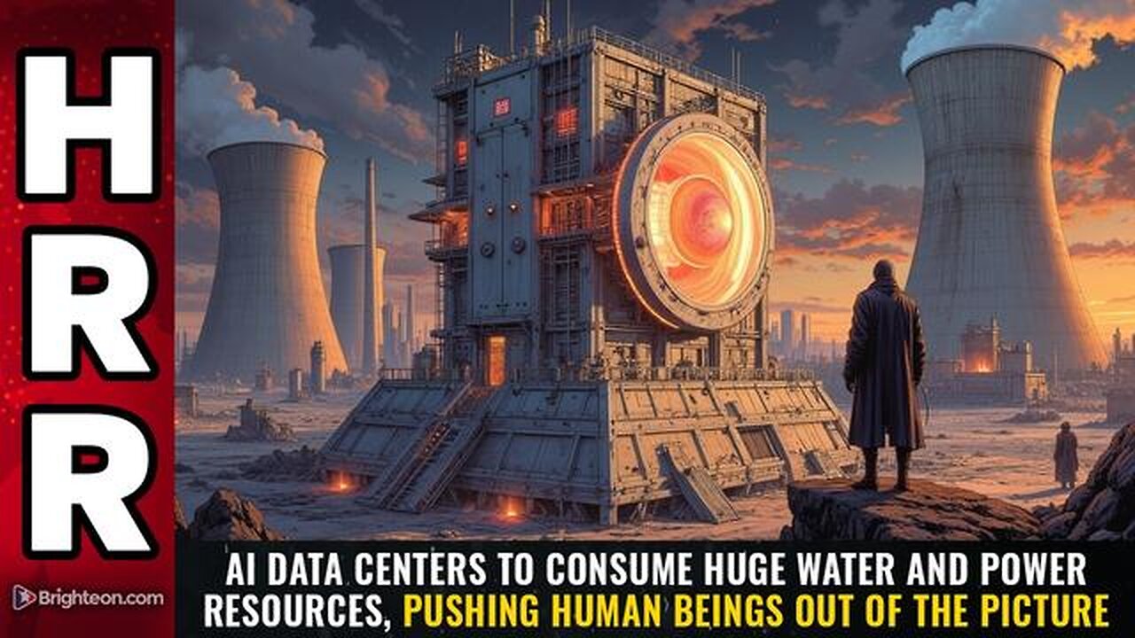 AI data centers to consume HUGE water and power resources...