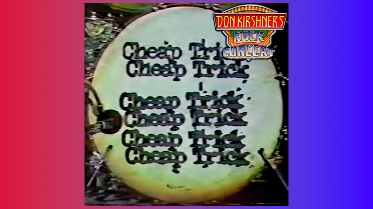 Cheap Trick - Live on Don Kirshner's Rock Concert, November 10, 1977