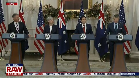 Rubio, Hegseth meet with Australian counterparts