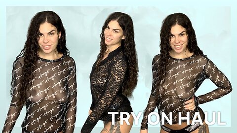 Transparent Clothes Haul with Kendra | See-through Try-on Haul