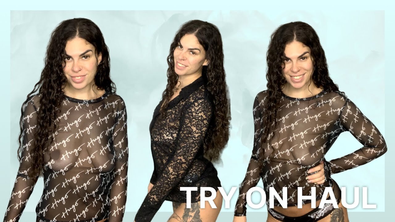Transparent Clothes Haul with Kendra | See-through Try-on Haul