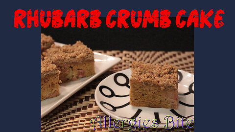 Rhubarb Crumb Cake