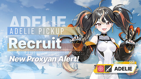 STARSEED Asnia Trigger Penguin Highway The Flapping Odyssey Banner Adelie Untamed Penguin Captain