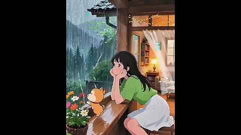 "Little Feet by the Window, Watching the Rain"