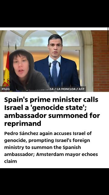 Spanish Prime Minister Calls out the Genocidal Israeli Regime for Being a Genocidal Regime