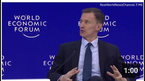 "UK Chancellor Jeremy Hunt Discusses AI and Vaccines at Davos"