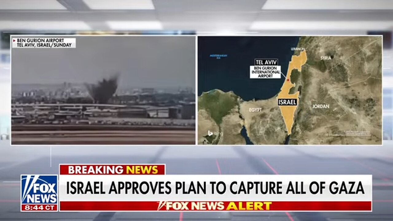 BREAKING: Israel approves plan to capture all of Gaza