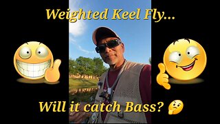 Let’s see what I catch with this fishing fly! #fishing #flyfishing #bass