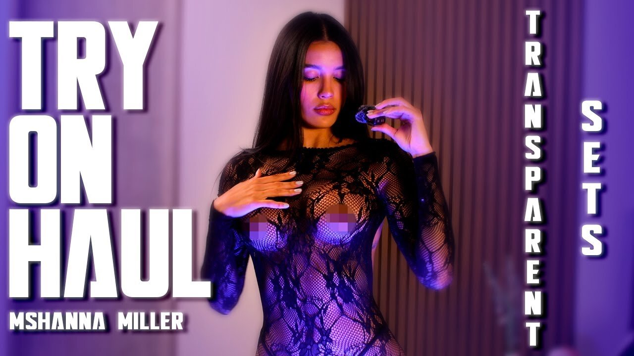 Transparent Sets | Try On Haul [4K] | Irresistible Looks! 🔥| MsHannaMiller