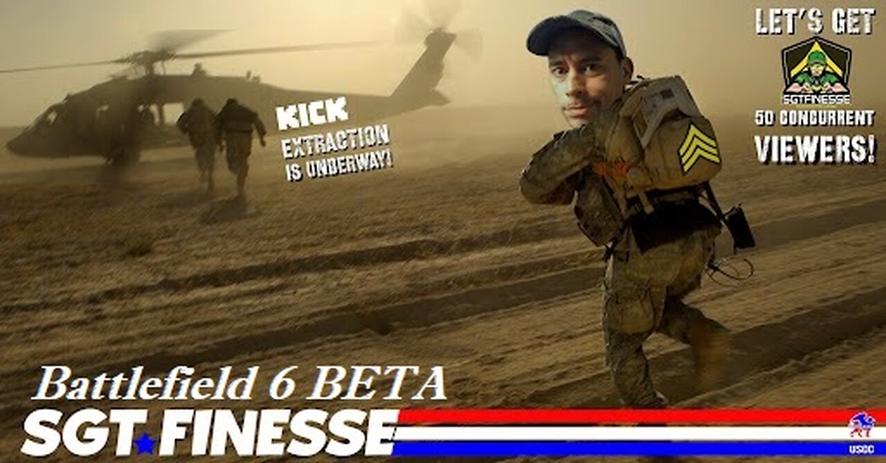 🛑 Battlefield 6 Beta is LIVE | Sarge in his Element