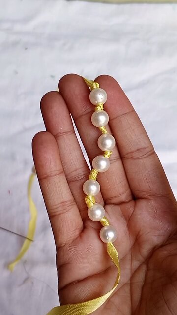 Make this Beautiful Ribbon Bracelet