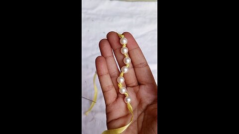 Make this Beautiful Ribbon Bracelet