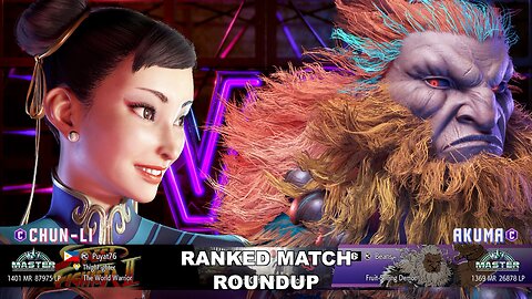 Kuya Kalbo SF6 Ranked Match Roundup. Chun Li Master Rank [Hori Fight Stick]
