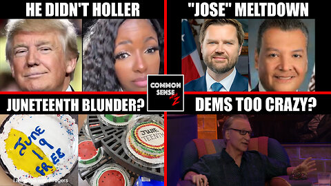 Jasmine Crockett Mad At Trump | "Jose Padilla" Meltdown | Kroger Juneteenth Cakes | Dems Too Crazy?