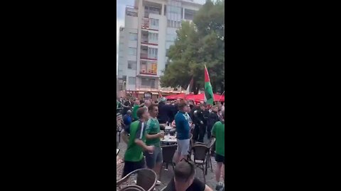 When North Ireland national team fans met pro-Palestinian protesters - You know the tune - Join us!