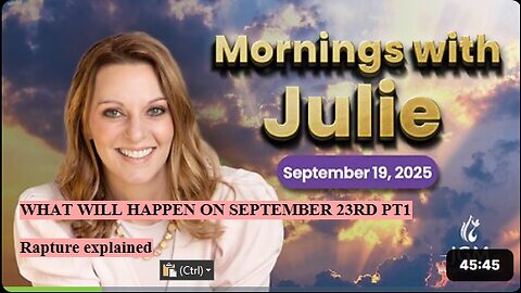 Julie Green subs WHAT WILL HAPPEN (?) ON SEPTEMBER 23RD PT1 Rapture explained