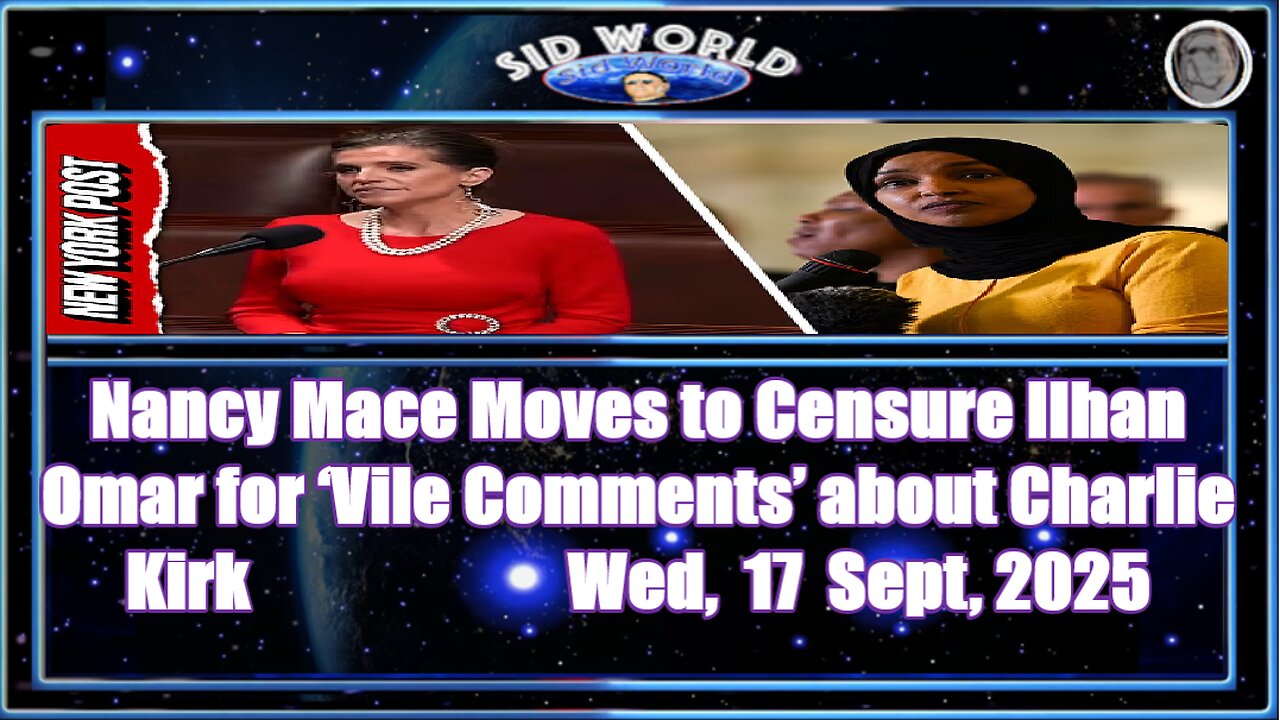 Nancy Mace Moves to Censure Ilhan Omar for ‘Vile Comments’ about Charlie Kirk