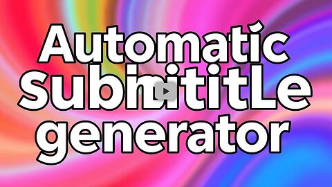 Free Automatic Subtitle Generator for YouTube | Fast & Accurate