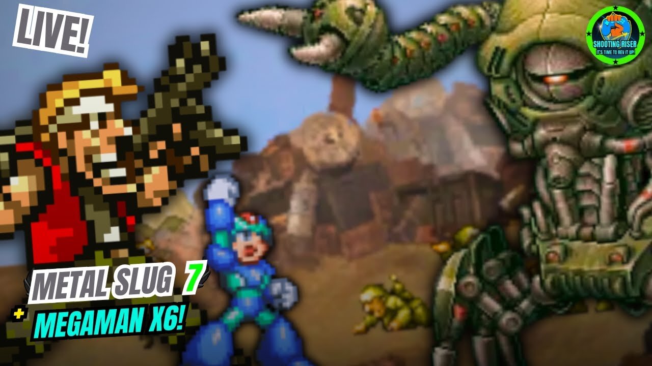 THE HARDEST GAMES EVER - Metal Slug 7 + Mega Man X6(X) + Gift Card Giveaway! #live RE-UPLOAD