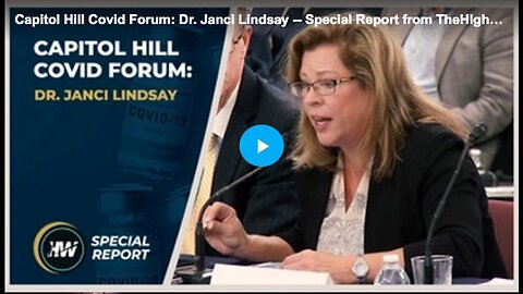 "Dr. Janci Lindsay's Warning Against COVID-19 Vaccines"