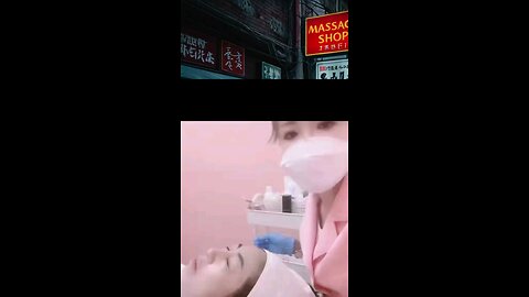 facial massage in chinese massage shop in Seoul korea